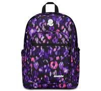 Invicta Zaino Scuola Jelek Fantasy, Viola, Zaino Doppio Scomparto Super Capiente Con Tasca Porta PC o Tablet, Tasca Porta Borraccia e Tasca Con Organizer, Zaino Medie Superiori e Viaggio, Ragazza