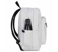 Invicta Zaino Scuola Jelek, Grigio Scintillante, Doppio Scomparto Con Tasca per PC e Tasca per Borraccia, 34 lt, Scuola Media e Superiore, Zaino Ragazza + BUSTINA SPACE PINK INVICT