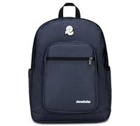 Invicta Zaino Scuola Jelek Plain Blu - Doppio Scomparto Super Capiente Con Tasca Porta PC o Tablet, Porta Borraccia e Organizer - Per Medie, Superiori e Viaggio, Ragazza
