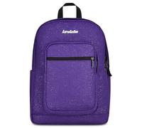 Invicta Zaino Scuola Jelek Shine, Viola, 34 L, Effetto brillantini, Doppio Scomparto, Tasca interna con organizer, Tasca porta pc, Tasca portaborraccia, Scuola media e superiore, Ragazza