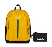 Invicta Zaino Scuola Jelek Up Led, Giallo, Doppio Scomparto Con Tasca per PC e T