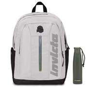 Invicta Zaino Scuola Jelek UP Led, Grigio, Zaino Doppio Scomparto Super Capiente