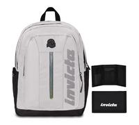 Invicta Zaino Scuola Jelek UP Led, Grigio, Zaino Doppio Scomparto Super Capiente