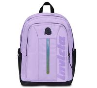 Invicta Zaino Scuola Jelek UP Led, Viola, Zaino Doppio Scomparto Super Capiente Con Tasca Porta PC o Tablet, Tasca Porta Borraccia e Tasca Con Organizer, Scuole Medie Superiori e Viaggio, Ragazza