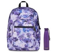 Invicta Zaino Scuola Jelek, Viola, Doppio Scomparto Con Tasca per PC e Tasca per