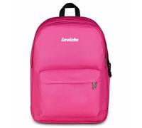 Invicta Zaino Scuola Lab, Rosa, Doppio Scomparto Con Tasca per PC e Tasca per Borraccia, 27 lt, Scuola Media e Superiore, Zaino Ragazza