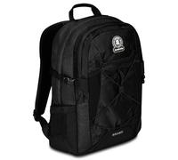 Invicta Zaino Scuola Moab Solid, Nero, Zaino Doppio Scomparto con Cinghia a