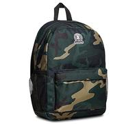 Invicta Zaino Scuola Ollie, Verde Militare, Zaino Stile Americano, Monoscomparto, Tasca porta Borraccia, Scuola, Bambini e ragazzi