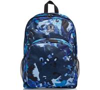 Invicta Zaino Scuola Strong, Doppio Scomparto con Tasca Porta PC, Tasca Port Blu