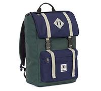 ZAINO INVICTA - SHOT PACK - Verde Blu - tasca porta pc e Tablet padded - americano 28 LT