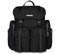 Invicta Zaino Tempo Libero Monviso X, Nero, Monoscomparto Con Tasca PC 14", Tasca Borraccia e Fondo Rinforzato, Zaino Capiente 29 L Per Tempo Libero e Viaggi, Per Uomo e Donna