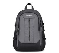 Invicta Zaino Ufficio Act Plus Led, Grigio, Doppio Scomparto Con Tasca PC 14", Tasca Borraccia, Tasca Con Organizer, Cinghia Vita, Nastri Torace e Regolazione Volume, 29 L, Zaino Università e Ufficio