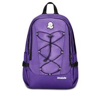 Invicta Zaino Ufficio Act Smart Plain, Viola, Doppio Scomparto Con Tasca PC, Tasca Borraccia, Tasca Con Organizer, Cinghia Vita, Nastri Torace e Regolazione Volume, Lavoro Scuola Viaggio