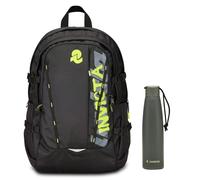 Invicta Zaino Ufficio Invict-Act Plus Color Change Line, Nero, Doppio Scomparto
