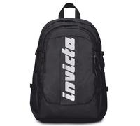 Invicta Zaino Ufficio Invict-Act Plus Fibra Ottica, Nero, Doppio Scomparto Con