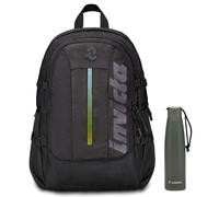 Invicta Zaino Ufficio Invict-Act Plus Led, Nero, Doppio Scomparto Con Tasca PC,