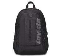 Invicta Zaino Ufficio Invict-Act Plus Led, Nero, Doppio Scomparto Con Tasca PC,