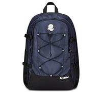 Invicta Zaino Ufficio Invict-Act Plus Plain, Blu, Doppio Scomparto Con Tasca PC, Tasca Borraccia, Tasca Con Organizer, Cinghia Vita, Nastri Torace e Regolazione Volume, Zaino Lavoro Scuola Viaggio