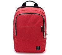 Invicta Zaino Ufficio Invicta Biz L, Rosso, Porta Pc Fino a 15, 6'', a dattatore USB, Lavoro