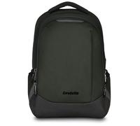 Invicta Zaino Ufficio MATE M, Verde, Zaino Monoscomparto con Fondo rinforzato, Tasca Porta PC con accesso indipendente, Nastro per alloggiamento asta trolley, Zaino Ufficio e Viaggio