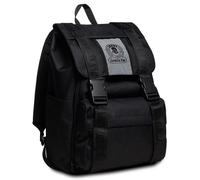 Invicta Zaino Ufficio Square, Zaino Estensibile con Tasca Porta PC Portatil Nero