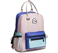 Invicta Zaino Borsa Vax, Rosa Viola Azzurro, Tasca Porta PC 13'', Studio Lavoro, 100% Tessuto ECO Material, per Uomo e Donna