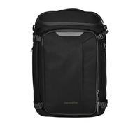 Invicta Zaino Viaggio CAMPUS M, Zaino monoscomparto con fondo rinforzato, Nero, Tasca Porta Pc e Porta Borracia, Con manglia per trasporto laterale, Viaggio da cabina