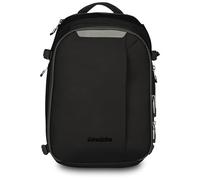Invicta Zaino Viaggio CAMPUS S, Zaino monoscomparto con fondo rinforzato, Nero, Tasca Porta Pc e Porta Borracia, Con manglia per trasporto laterale, Zaino Viaggio da cabina