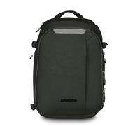 Invicta Zaino Viaggio CAMPUS S, Zaino monoscomparto con fondo rinforzato, Verde, Tasca Porta Pc e Porta Borracia, Con manglia per trasporto laterale, Zaino Viaggio da cabina