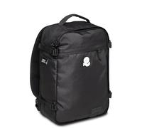 Invicta Zaino Viaggio TRAVEL, Zaino, Valigia, Bagaglio a Mano, Tasca Porta PC, Tasca Porta Borraccia, Cinghia Torace Regolabile, Fascia Aggancio Trolley, Nero (Jet Black)