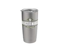 Invictus Maneo - significato in latino "I Remain Unvanquished" Bicchiere termico in acciaio inox doppia parete