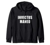 Invictus Maneo - significato in Latino I Remain Unvanquished Felpa con Cappuccio