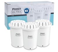 INVIGORATED WATER Filtro dell'acqua certificato NSF, filtro dell'acqua alcalino - Filtri dell'acqua di ricambio per brocche - Cartuccia filtro dell'acqua pH - Per caraffa filtrante per acqua alcalina,