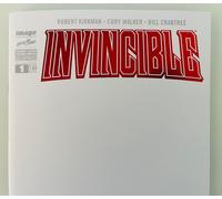 Invincible #1 Variant Exclusive RED BLOOD White Cover Limited Edition LTD