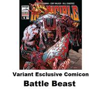Invincible #1 Variant Exclusive Whatnot Battle Damage Beast Andy Kubert IT