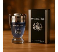 INVINCIBLE Eau de Toilette per uomo 100 ml - Freschezza Elegante e Forza Maschile INVINCIBLE FOR MEN è una domanda estremamente potente, di classe e sicura. Con un'apertura fresca e agrumata, una spec