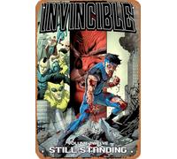 Invincible Volume 12 Poster ancora in piedi Targa in metallo retrò Targa in metallo vintage decorazione da parete 30,5 x 20,3 cm