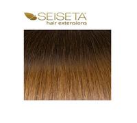 Invisibile Clip in Hair Extension SEISETA capelli veri Fascia con 2 clip Remy