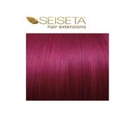 Invisibile Clip in Hair Extension SEISETA capelli veri Fascia con 2 clip Remy