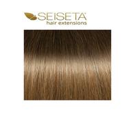 Invisibile Clip in Hair Extension SEISETA capelli veri Fascia con 2 clip Remy