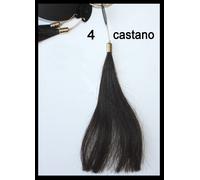 Invisibile Clip in Hair Extension SEISETA capelli veri Fascia con 2 clip Remy