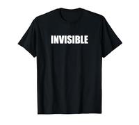 Invisibile Maglietta, Uomo, Nero, L