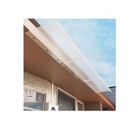 Invisible Arched Awning for Front Door Outdoor Window Canopy Easy Assembly Patio Decor Frosted Color 40x150cm (15.7x59.1in) Elegante copertura Entrance