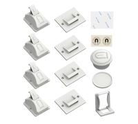 Invisible Cabinet Locks, Magnetic Child Safety Drawer Latches, Baby Proofing Door Locks For Kitchen And Cupboards, Secure And Easy To Install, Prevents Access To Dangerous Items For
