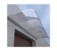 Invisible Front Door Awning - Outdoor Window Awning UV-Resistant Polycarbonate Shade Cover Rain & Snow Protection for Balconies & Patios 50x350cm (19.6x137.7in)