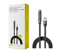 Invisible Holder Charger Cable - 2 in 1 Cellphone Accessory, Super Fast Charging Cable with Durable Design, Convenient Organizer for Home Office Travel Hotel Use, Perfect for Adults Tech Enthusi