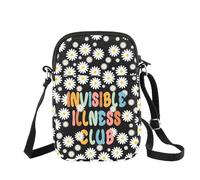 Invisible Illness Club Borsa a tracolla per la sensibilizzazione sulla salute mentale, regalo di orgoglio per disabilità, regalo di sostegno per malattie croniche, Malattie Invisibili Club B Uk