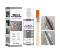 Invisible Waterproof Sealant - Anti Leakage Agent, 100ml Bottle with Application Brush, Transparent Liquid Polymer, All-Weather Protective Coating, Clear Repair Glue for Roof Basement RV