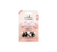 invisibobble CLIPSTAR - 4 fermagli per capelli piccoli, motivo leopardato, rosa e marrone, per ragazze, antiscivolo, progettati nel cuore di Monaco di Baviera