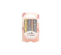 invisibobble BEAUTIES Bebe Blue (4 pezzi) - Elastico per capelli a spirale intrecciata in blu pastello e verde - Elegante nei capelli e come bracciale - Elastico per capelli da donna e mini - Delicato